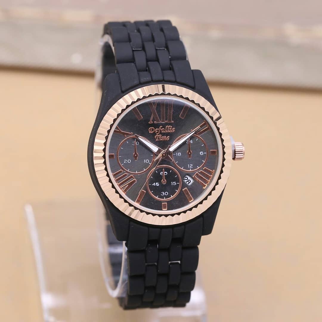 Detail Produk Jam Tangan Wanita Watch For Women Defollie Black